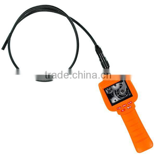 Industrial Endoscope 9mm HD Monitor Video Inspection Camera 1m Cable Borecope 4 LED Plumbing Sewer Snakescope