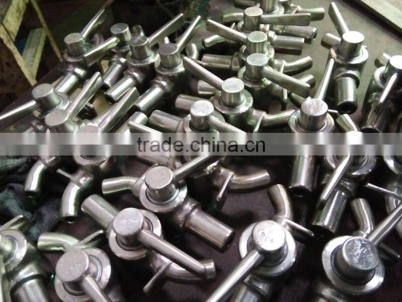 perlick style stainless steel clamped beer sample valve