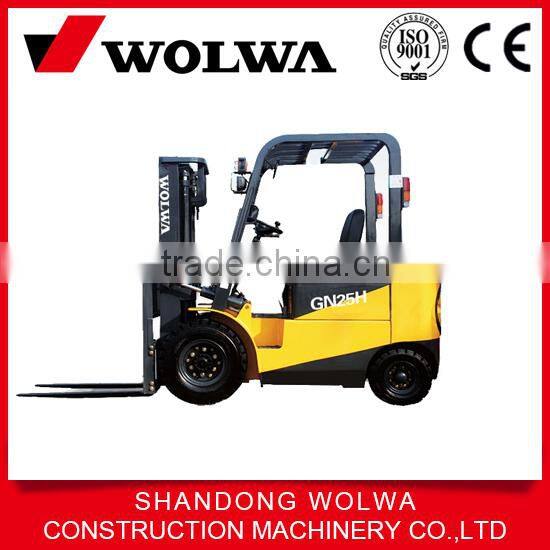 china 2.5 ton rated capacity electric forklift for sale