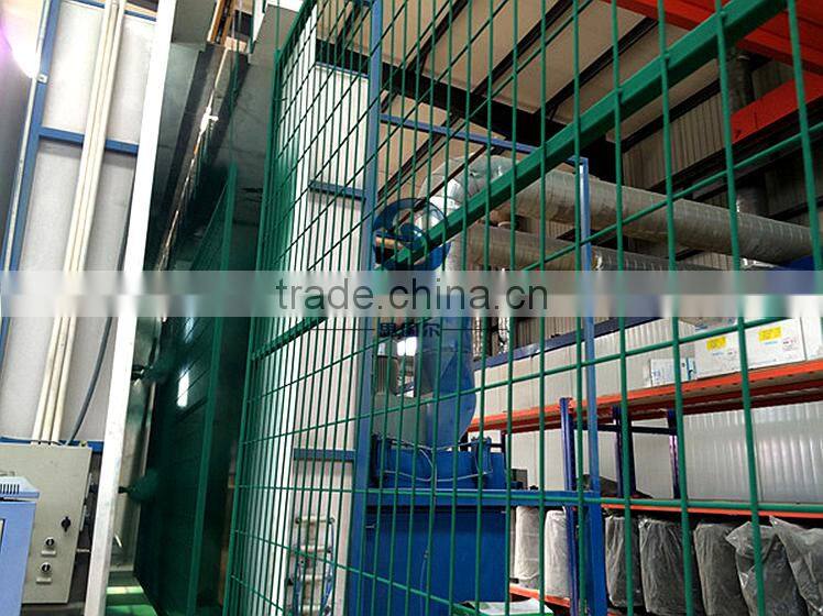 High security galvanized construction hoarding temp fence
