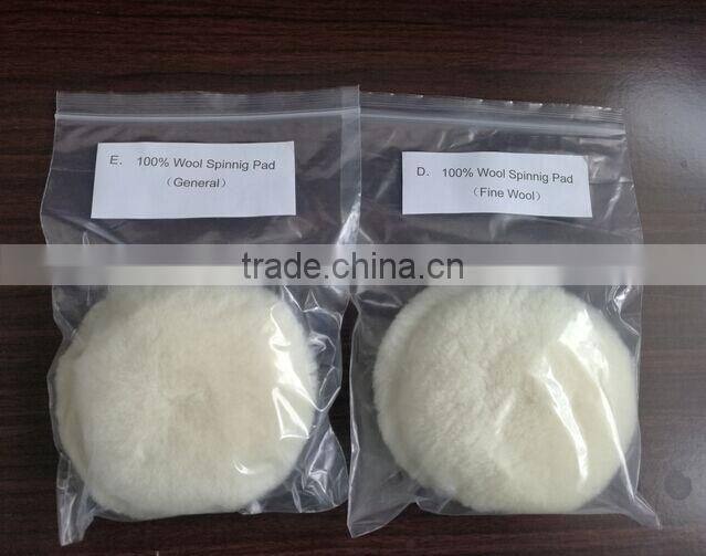 Wavy Polishing Bonnet, Wool Buffing Pad,Polishing Bonnet