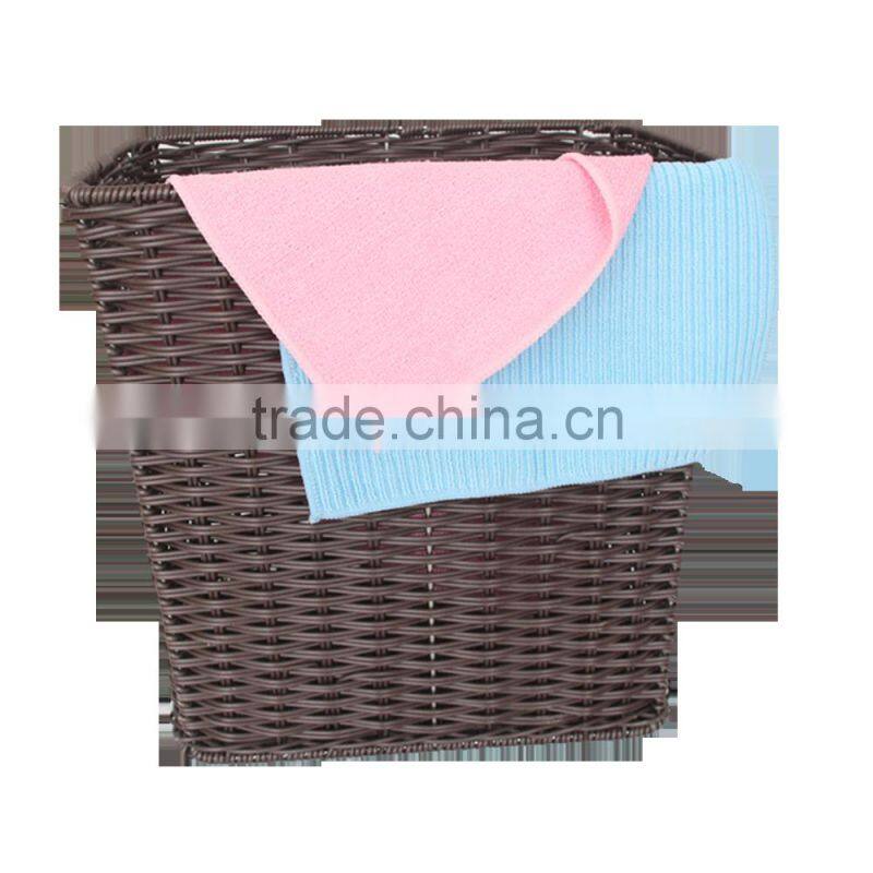 Wholesales chinese supplier PE plastic wicker laundry basket for dirty clothes of baby & kids