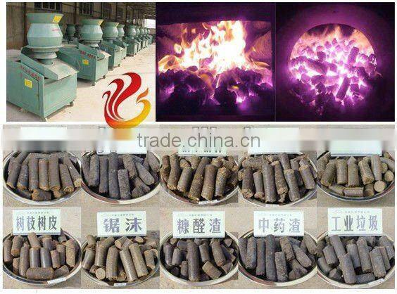 Straw fuel briquetting machine