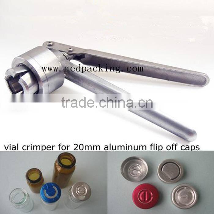 Manual 20mm Vial Crimper.Hand crimping machine for vials,flip off cap crimping tool