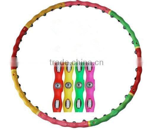 Removable Multi-function magnetic therapy+pulley hula hoop hot item
