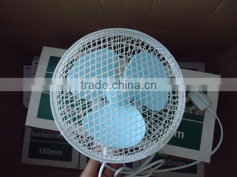 Clip on twin speed fan for hydroponics grow tent