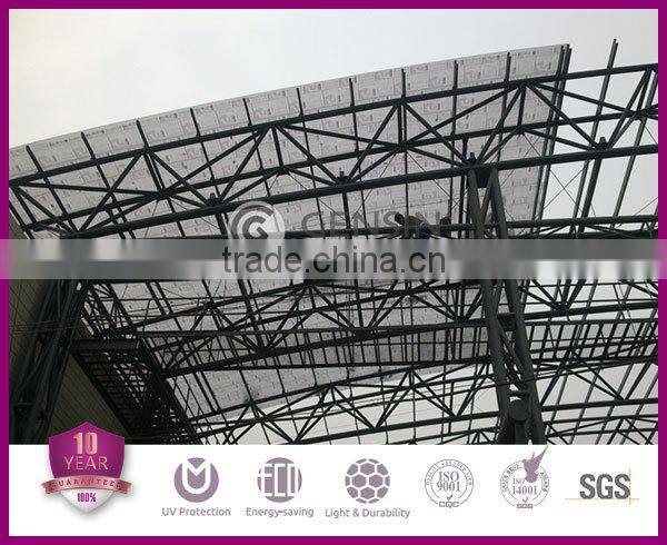 100% GE material UV protected triple wall polycarbonate sheet