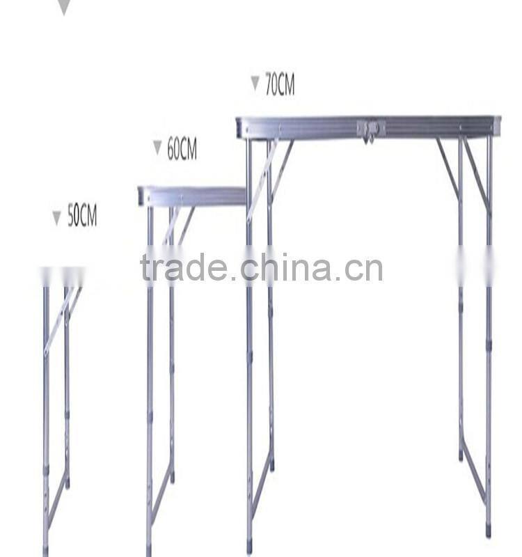 aluminum folding picnic table profile