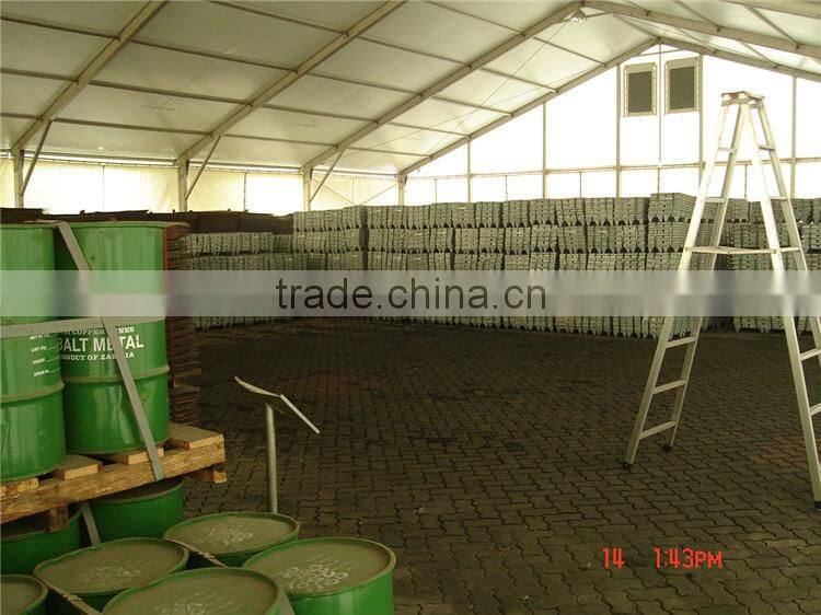Giant large space outdoor permanant 20x50m industrial warehouse tent storage tent with PVC covering for sale