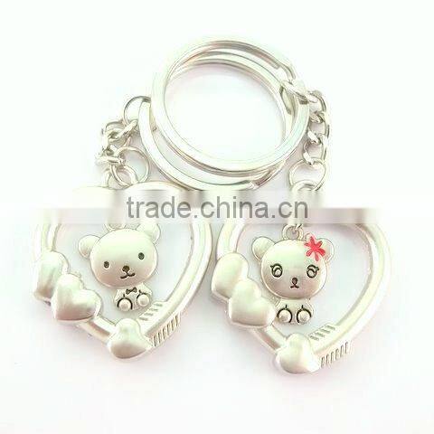 Love metal heart key ring for you