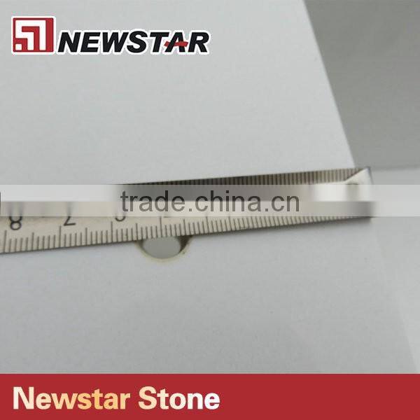 Newstar Pure white quartz vanity tops for hotel