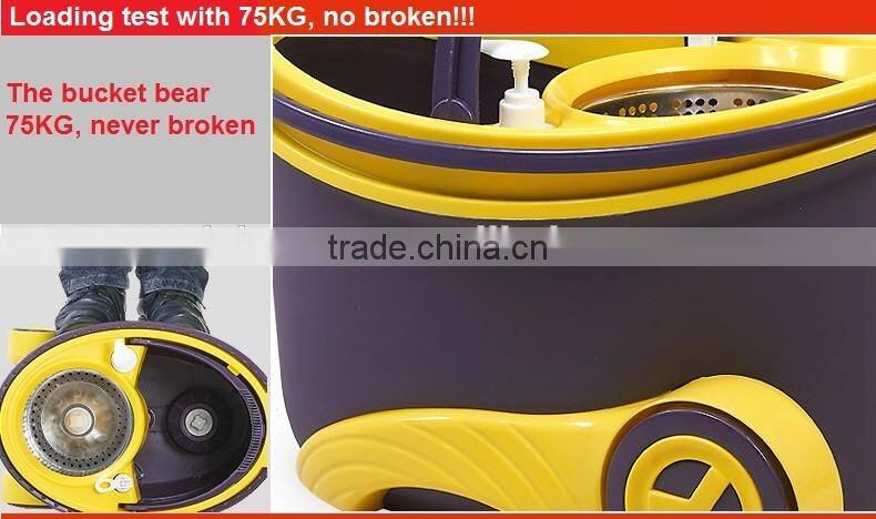 360 spin mop to easy portable with wheels