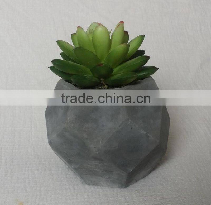 Cheap pots with fake plants