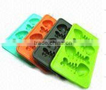 HOT selling silicone ice cube tray with fish shaped