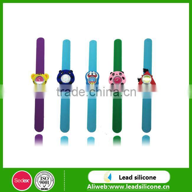 2015 Lovely Animals Carton Colorful Watch -- Silicone Straps Slap Watch
