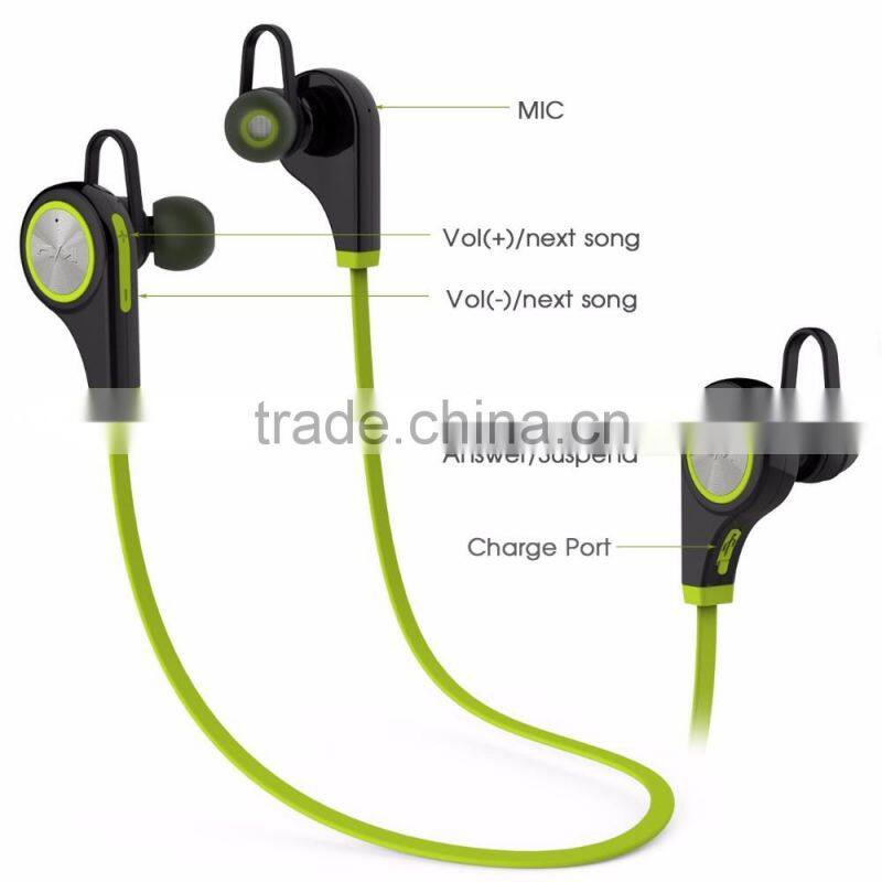 Sports Stereo Bluetooth Wireless Headset, A9 Colorful Double Wireless Earphone For Outdoor Sports