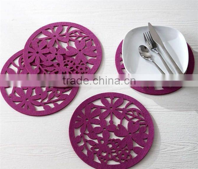 butterfly felt coaster for cups cushion from factory directly supply