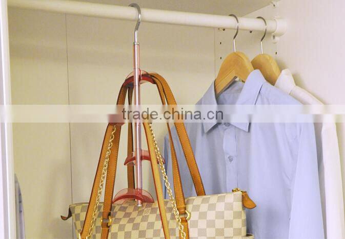 360 Degree Rotatable 4 Layer Hook Rack Bag Rack Bag Hanger