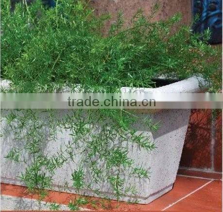 Vietnam poly light weight fiberglass flower pot