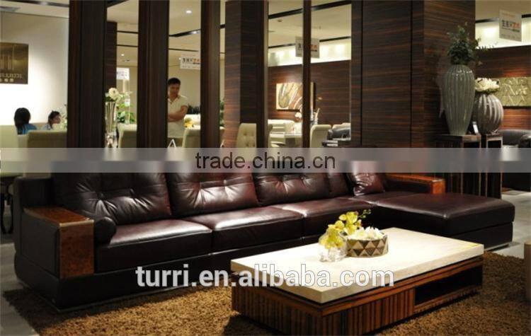 hot sale italy leather corner sofa for home furniture