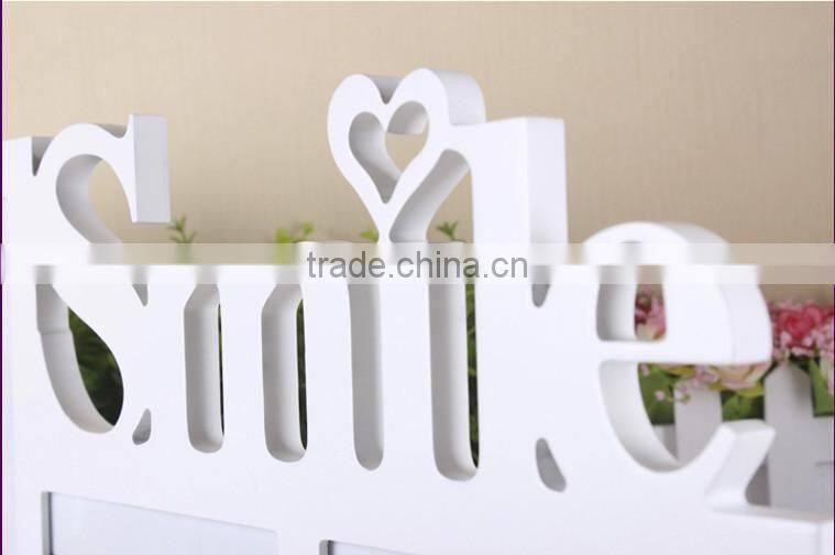 Eco-friendly wood material funny photo frame