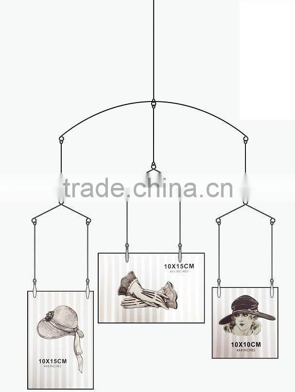 iron board+4pcs flower shape magnet hook