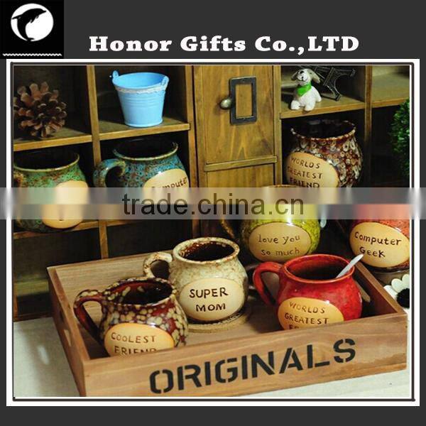 2015 Top Quality Cheaper Bulk Colorful Ceramic Coffee Mug