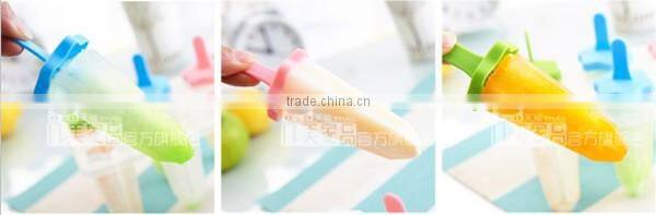 2092 New Plastic Home ice cream maker with 6 moulds