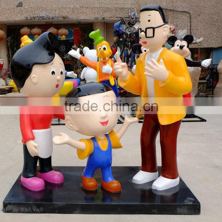 Fiberglass TV or movie cartoon character