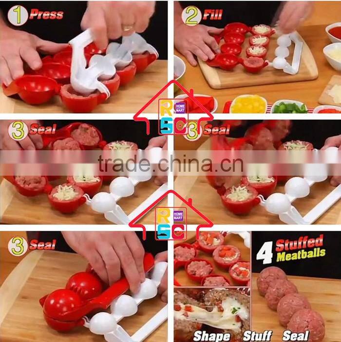 NBRSC BPA Free Kitchen Plastic Meat Ball Stuffed Maker Meat Tool Supplier