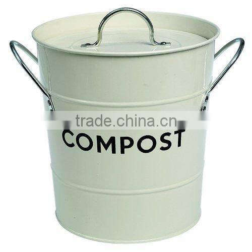 Metal Kitchen Compost Bin