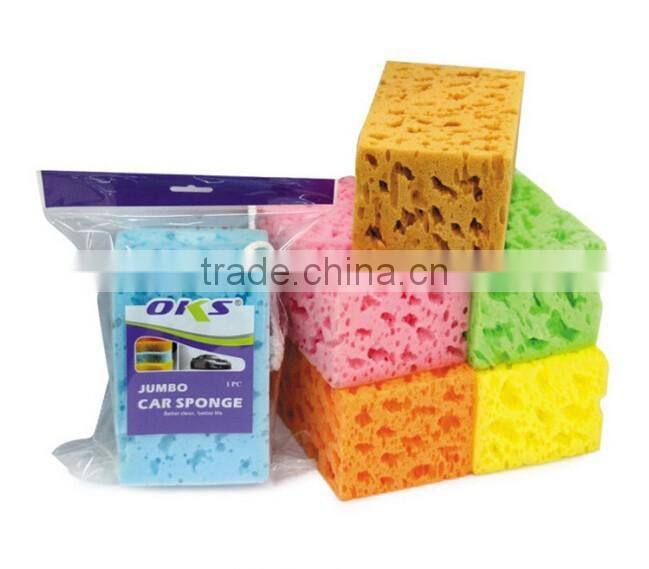 16.5*10.5*6.5cm Coral Sponge Car Cleaning Macroporous Durable Sponge