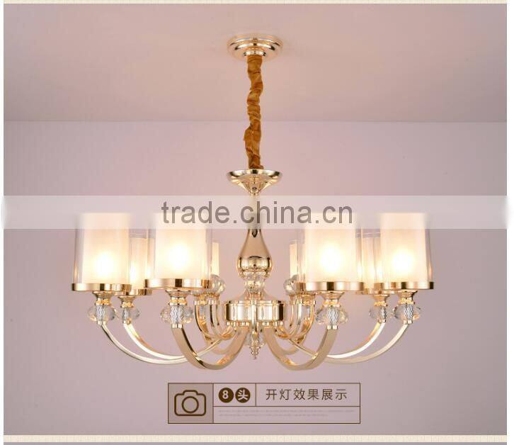 M983 Momoda elegant European Crystal modern living room bedroom lighting chandelier pendant lamp