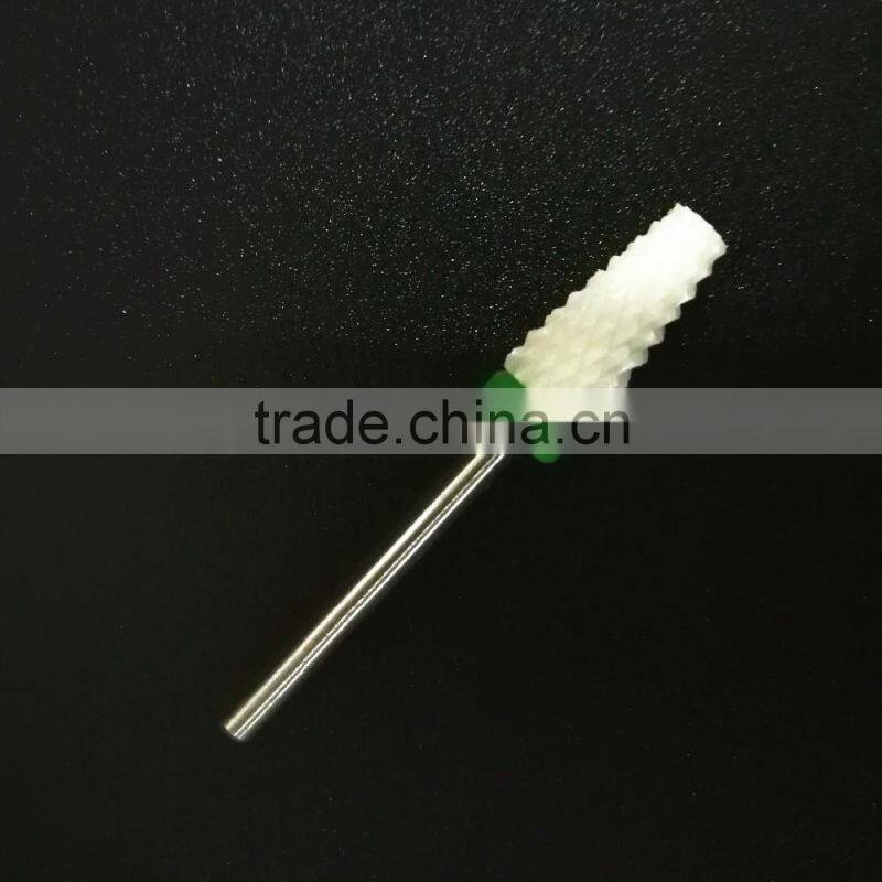 Fine Ceramic Nail Drill Bit Assorted Abrasive Ceramic Head for Electric Nail Drill