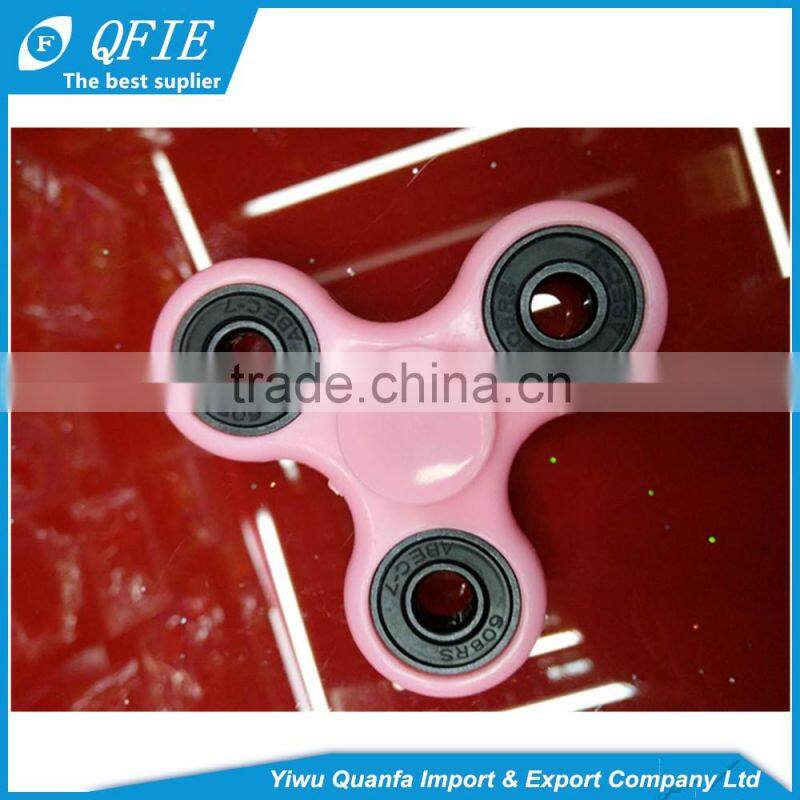 New product colorful plastic fidget spinner decompression toys hot sale in North America