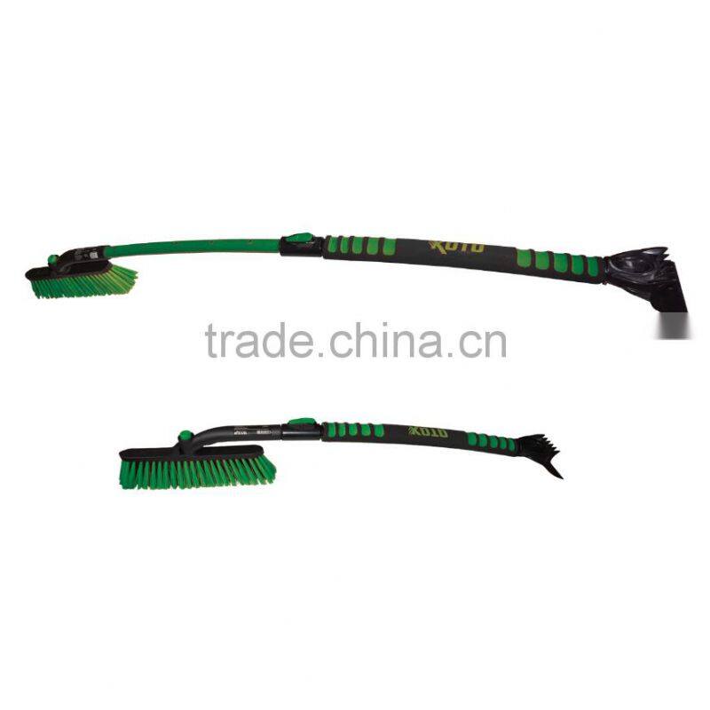 extendable ice scraper with snow brush