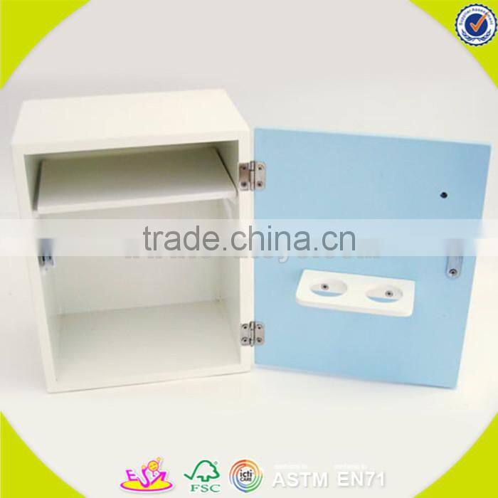 wholesale baby wooden refrigerator toy, best sale kids wooden refrigerator toy, fashion wooden refrigerator toy W10D016