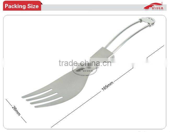 Camping Titanium Folding Fork