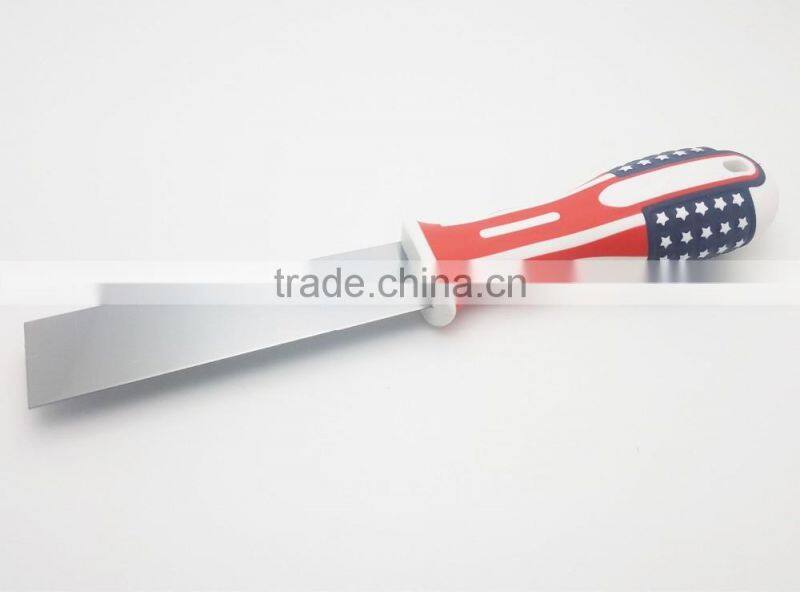 2016 New arrival American flag handle Carbon steel blade putty knife