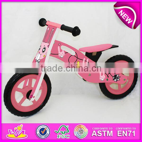 2015 hot sale high quality wooden bike,popular wooden balance bike,new fashion kids bike W16C076-D8