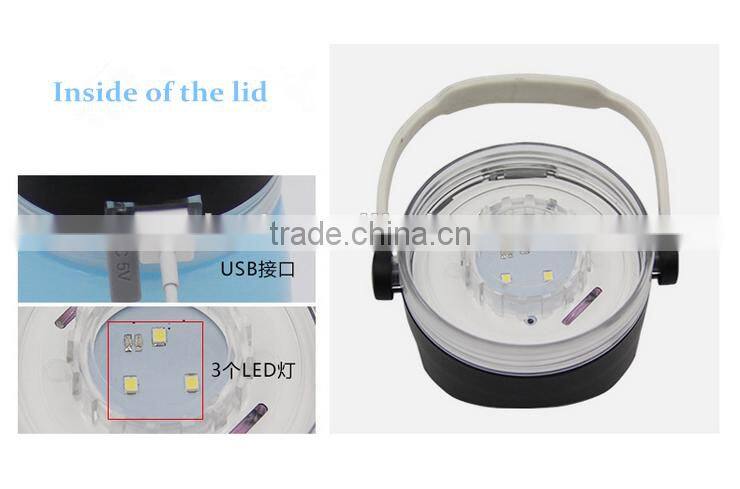 2016New outdoor travel portable folding cup multi-function folding magic cup kettle silicone folding water bottle