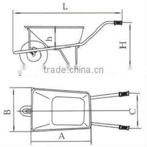 wheelbarrow WB6404H dubai hand tools