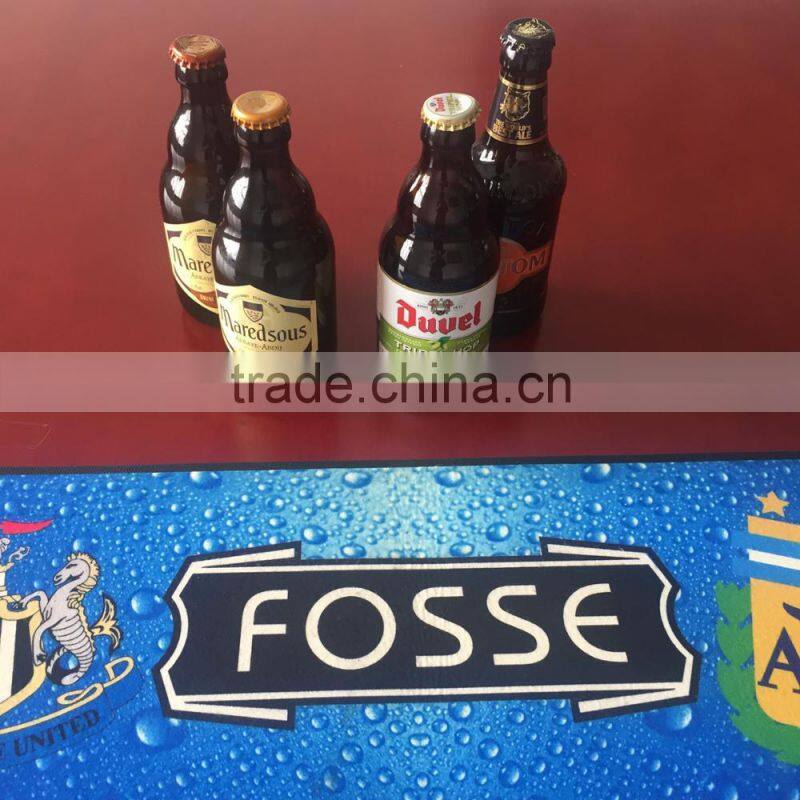 bar runner non-woven rubber bar mat with good quality