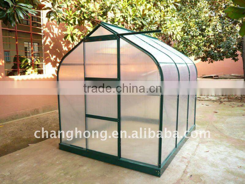 only noe door aluminum greenhouse