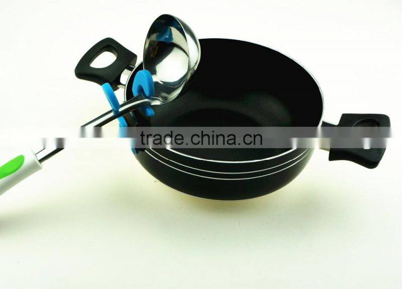 42129 silicone stainless steel pot clips