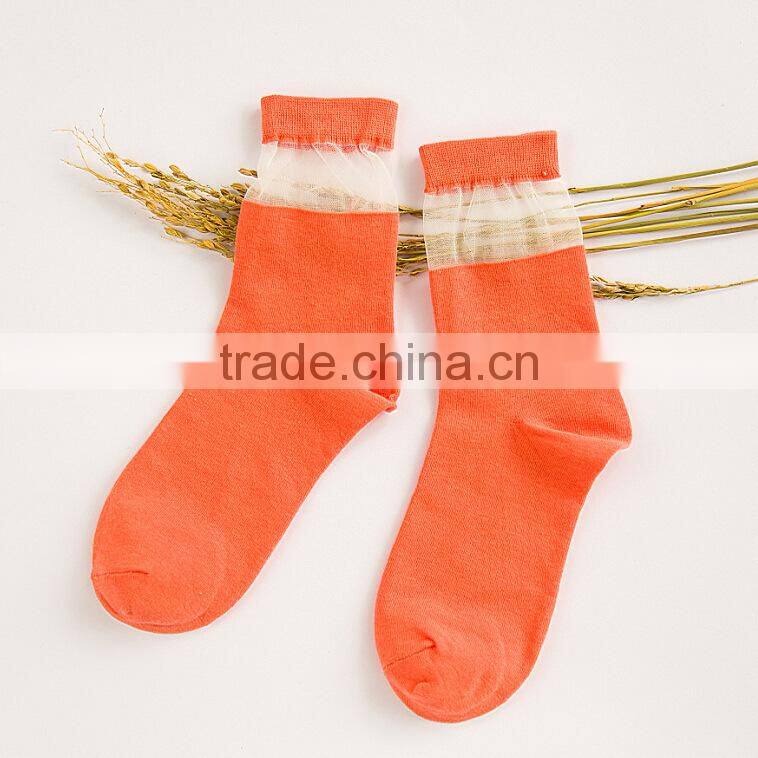Candy Color Young Girls Socks Cheap Women Socks Wholesale