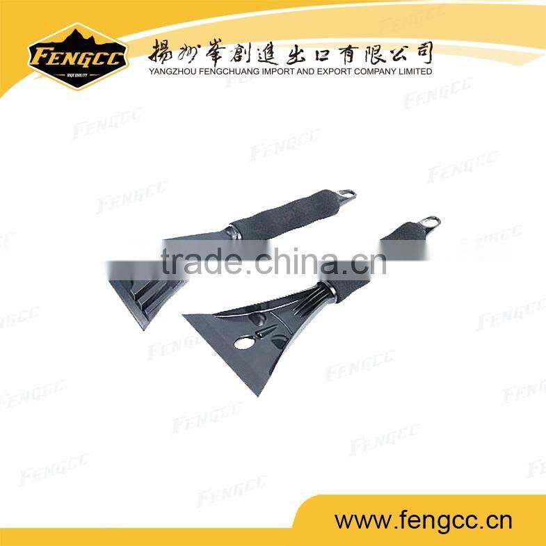 High quality promotion car plastic ice scraper with EVA handle,car snow shovel