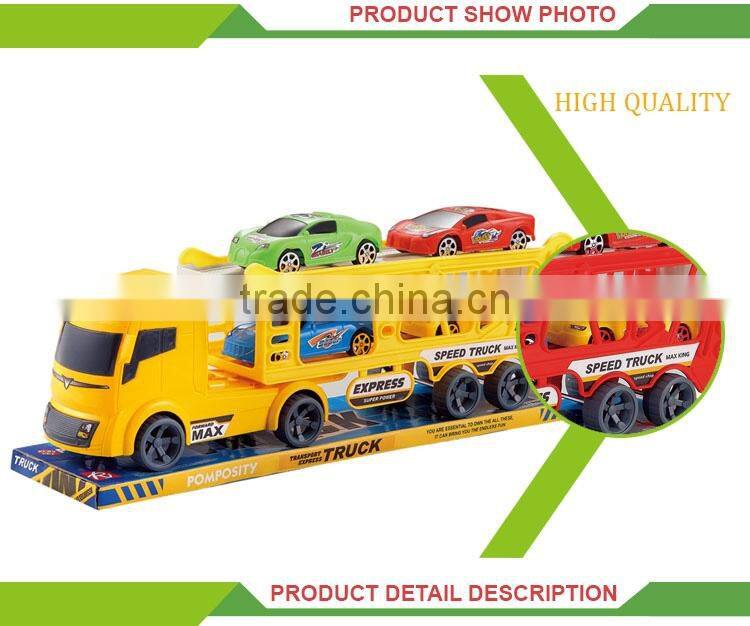 New product plastic friction car kids container truck toy
