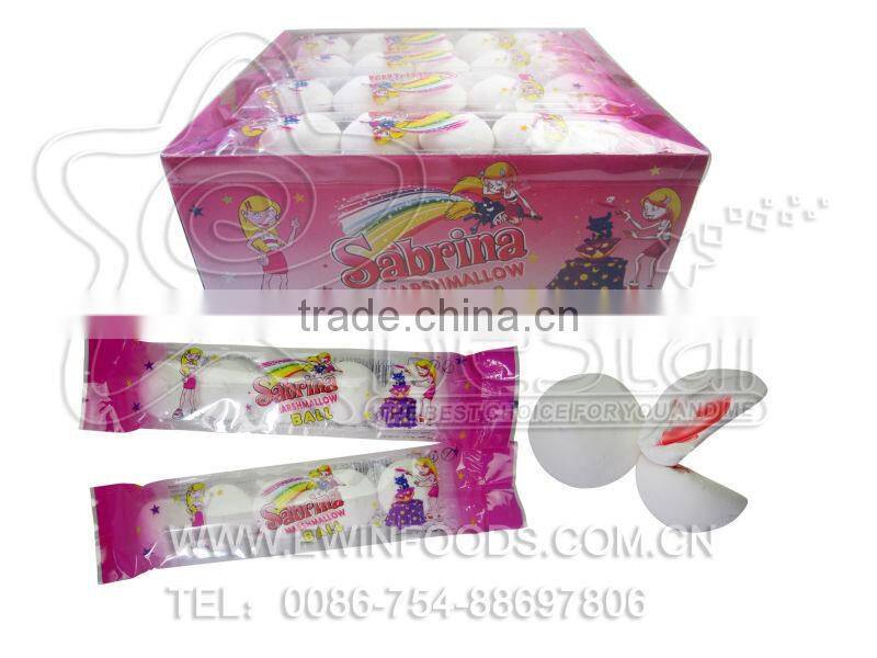 Fruity Flavor Marshmallow with Fruity Jam Bonbon Candy