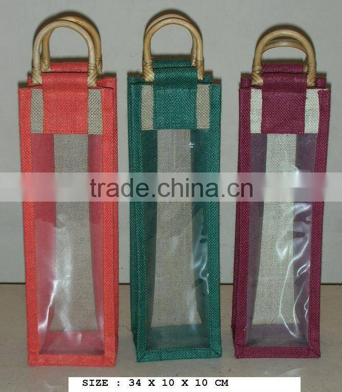 Ideal promotional jute wine bag